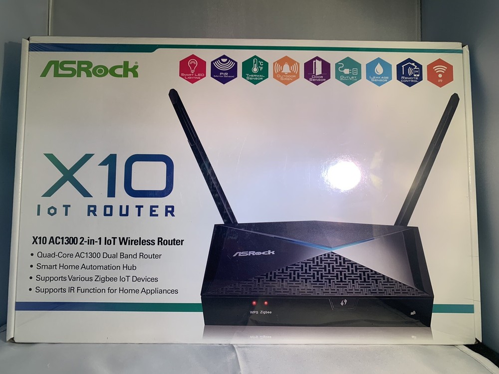 Brand New ASRock x10 IoT Wireless Router AC1300 Quad Core-image
