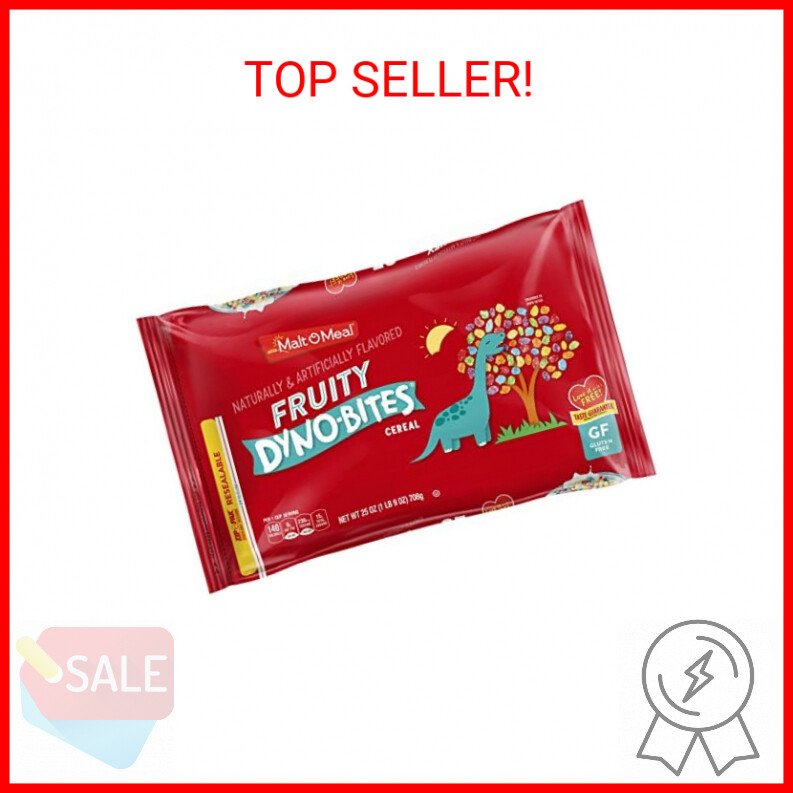 Malt-O-Meal Fruity Dyno Bites® Gluten Free Kids Breakfast Cereal, Family Size Bu