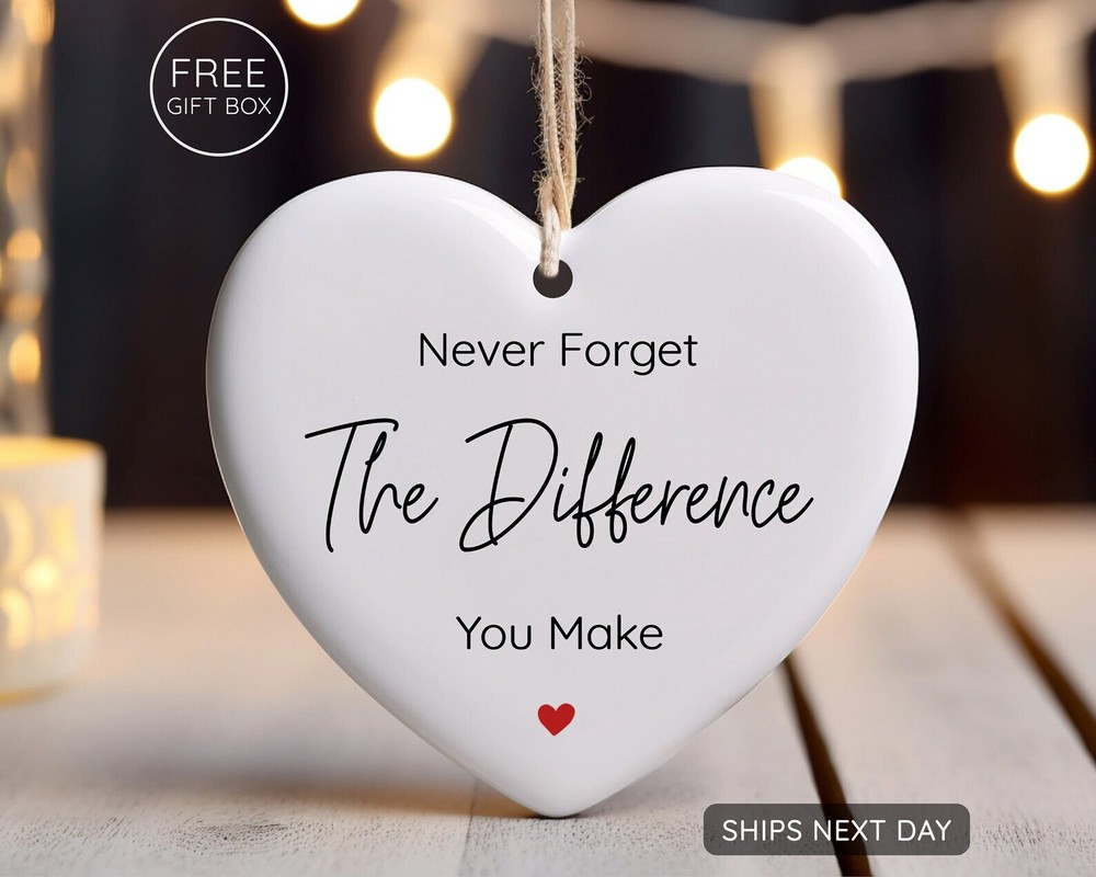 2024 Personalized Thank You Christmas Ornament for Teachers - Thoughtful Keepsake Gift