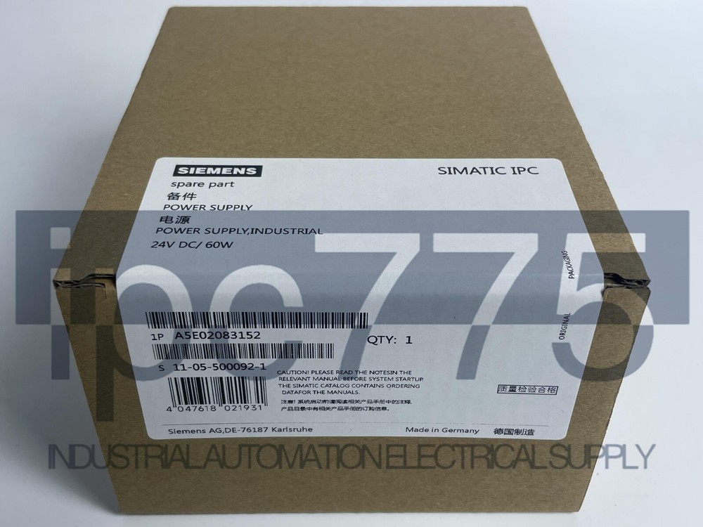 Siemens A5E30947477-H4 Industrial Power Supply Unit