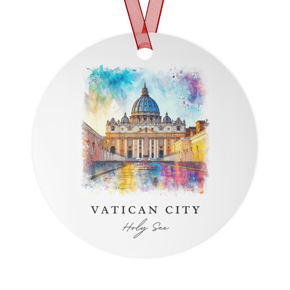 Vatican City Christmas Ornament Unique Vatican Souvenir Holiday Decor
