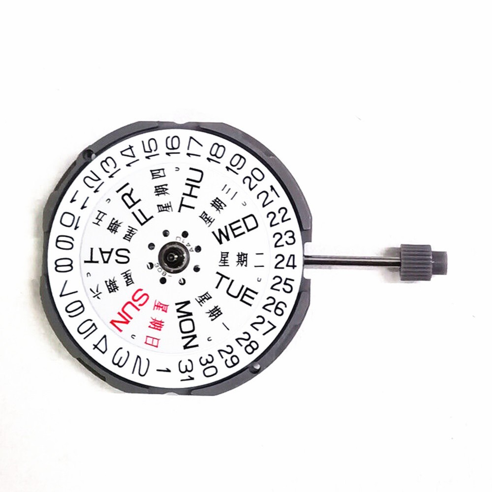 Sliver 3-Hand Quartz Movement Replacement for MIYOTA GM02 GM00 Watch