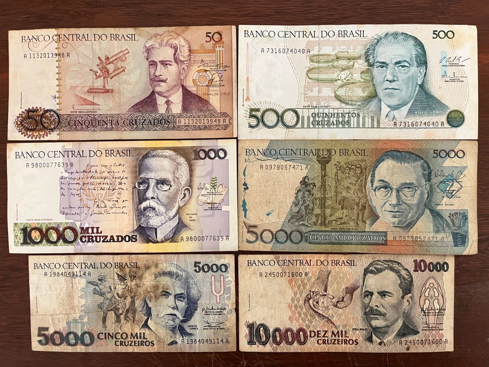 Lot 6  Paper Money  Banknotes Brazil Old A11320013948A