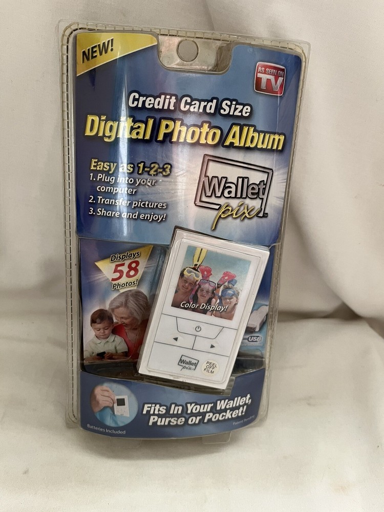 Credit Card Sized Digital Photo Album – Portable & Compact As Seen On TV  -image