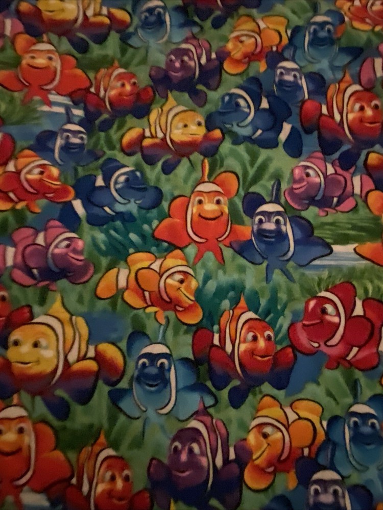 Nemo Cotton Fabric Michael Searle 1 Yd + 22”L Timeless Treasures