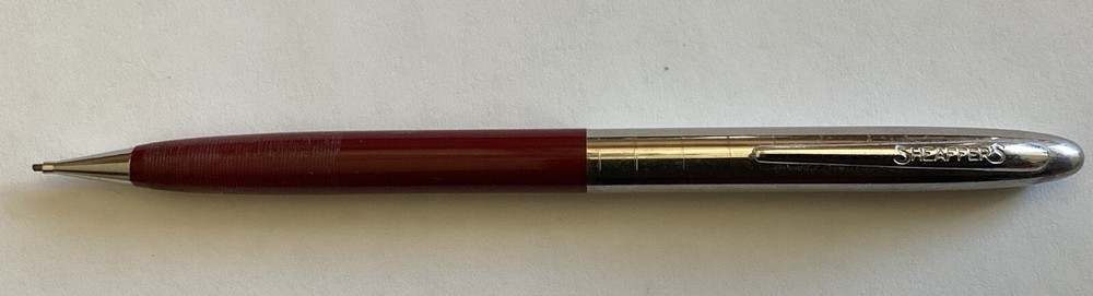 Vintage SHEAFFER’S  Silver And Red Mechanical Pencil