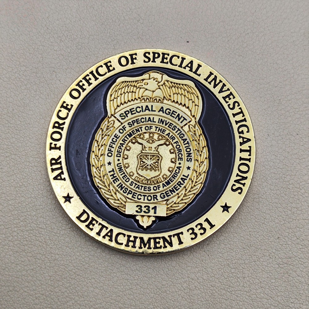 US Air Force Office of Special Investigations Detachment 331 Challenge Coin