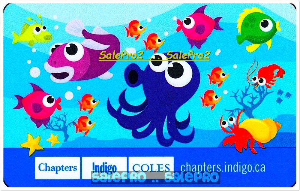 Indigo Coles Underwater World Fish & Octopus Gift Card