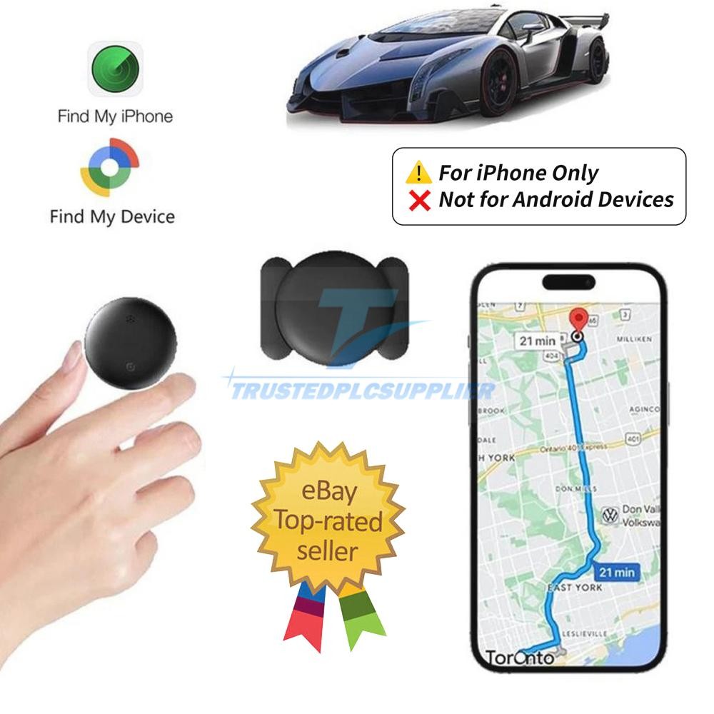 GPS Tracker for Vehicles, 1 PCS Car Tracking Device, Mini Hidden Support iPhone