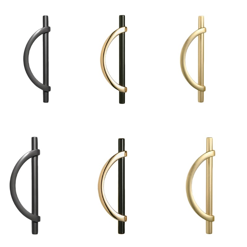 Light Luxury Furniture Drawer Pulls Dresser Wardrobe Handles Hardware