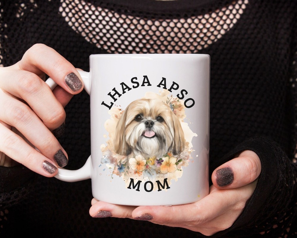 Lhasa Apso Dog Coffee Mug Perfect Gift for Dog Lovers