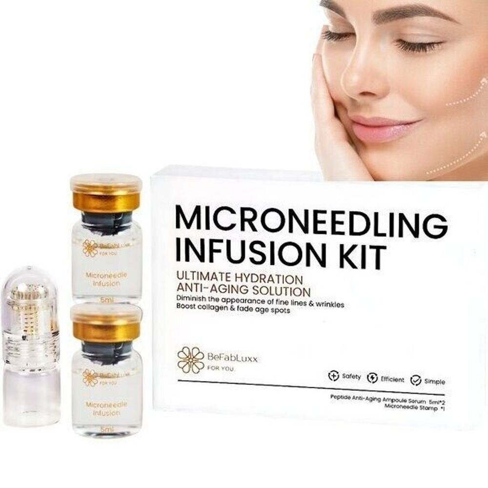 Microneedling Home kit System Infusion Facial Stamp,Peptide Hydrating Anti-aging