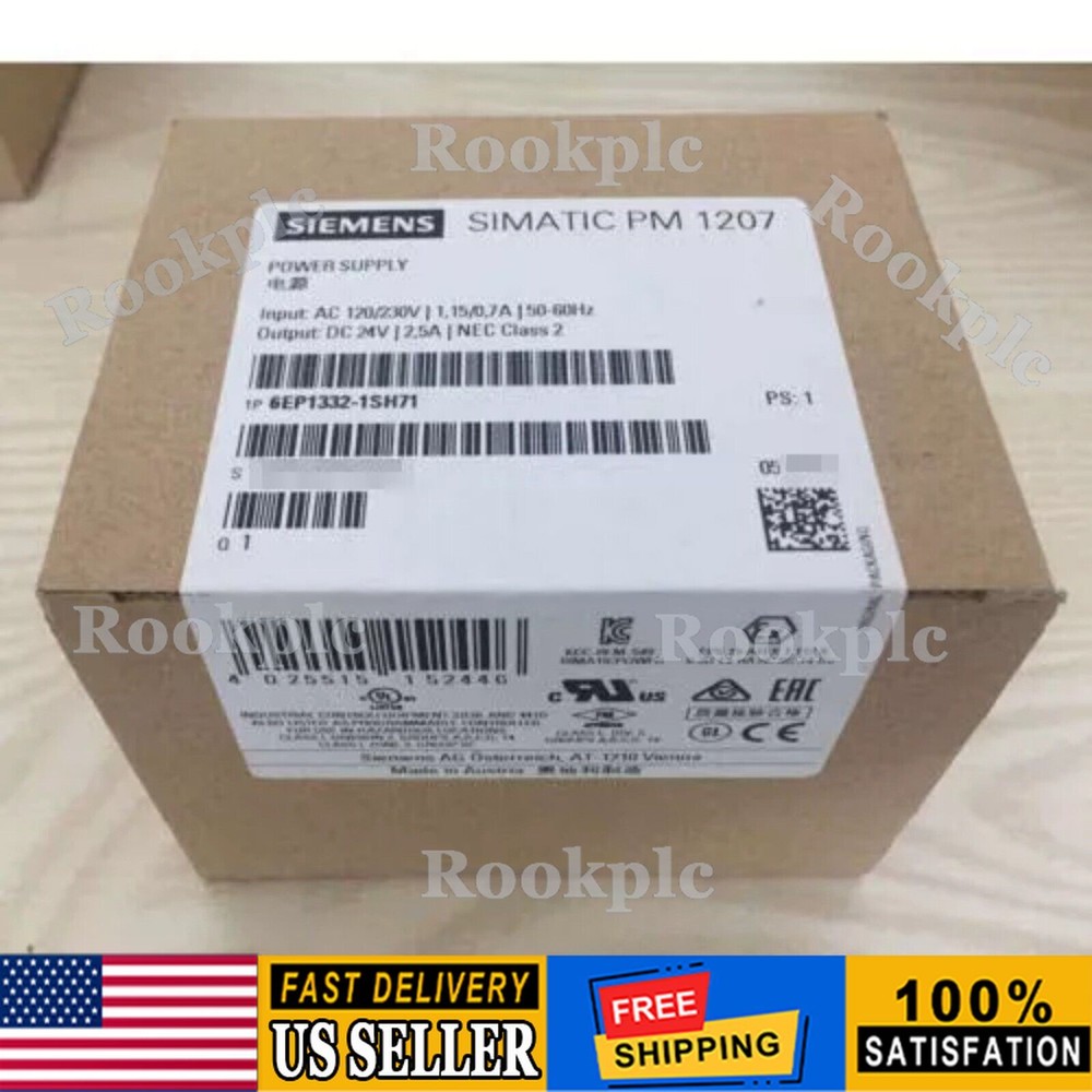 New Siemens 6EP1332-1SH71 SIMATIC S7-1200  PM1207 Power Supply 6EP1 332-1SH71
