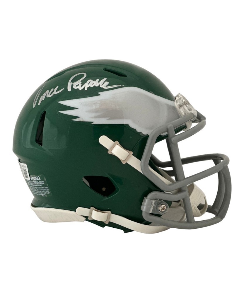 Vince Papale Autographed Philadelphia Eagles Mini Helmet Beckett 42073-image