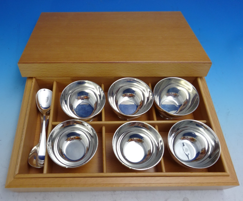 Olympia by Pampaloni Sterling Silver Ice Cream / Gelato Bowl Shovel Set (#8634)-image