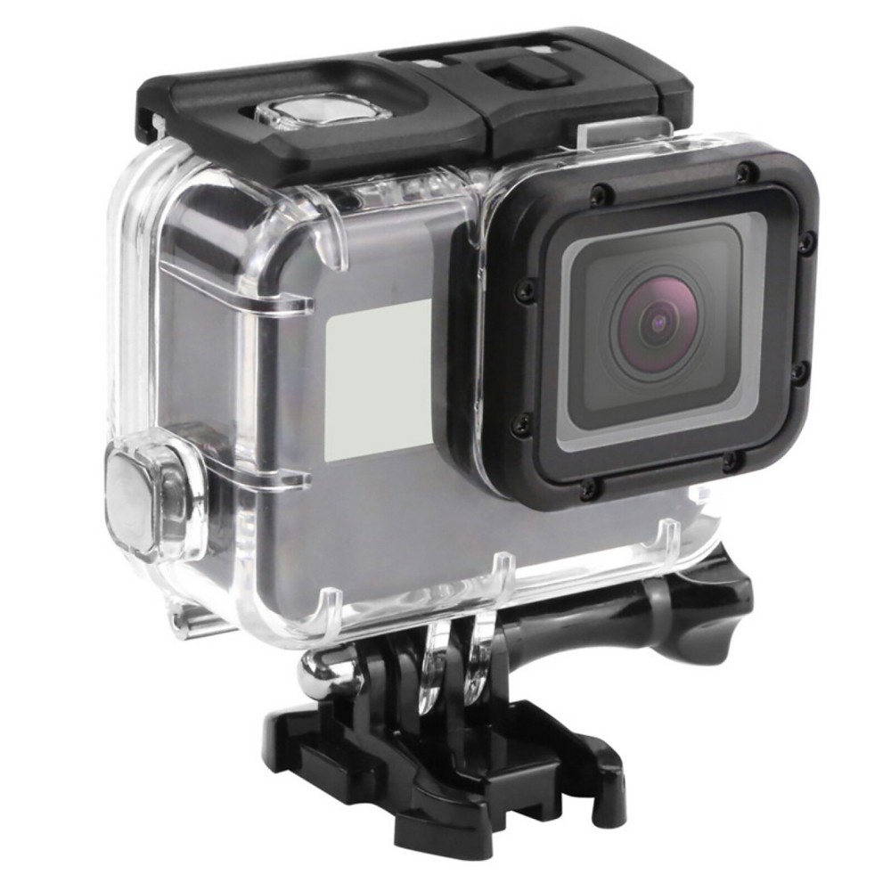 Waterproof Case+Touch Back Cover+Active Base+Screw For GoPro Hero7 Action Camera