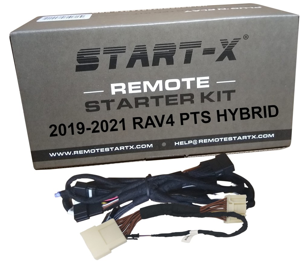 2019-2021 RAV4 Hybrid Push Start Remote Car Starter Kit with 3X Lock Activation