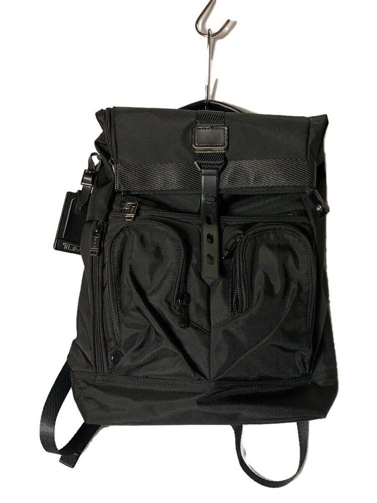 Tumi Black Polyester Plain Backpack Model 139434 1028