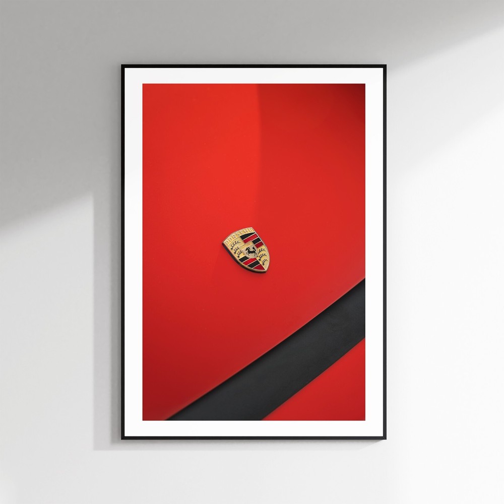 Porsche 911 Crest Digital Photo - Automotive Car Photography by MrYLT