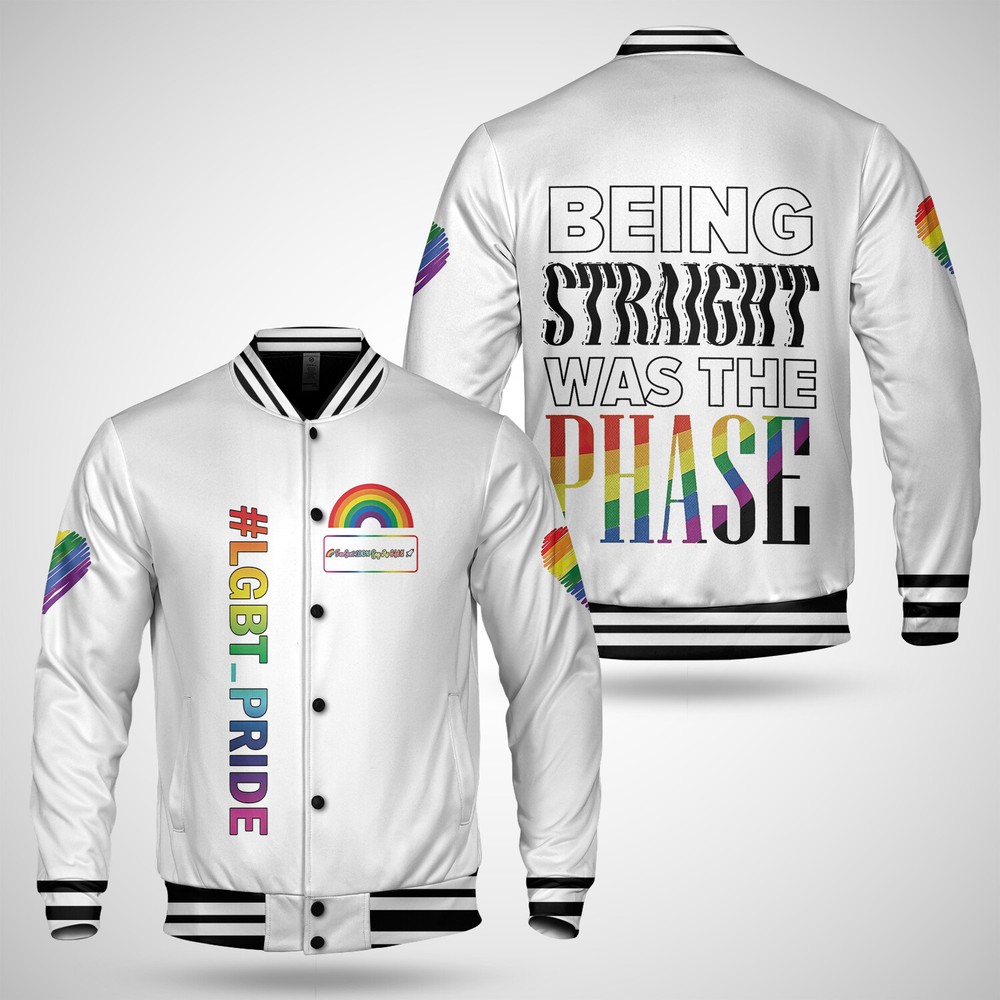 LGBT Pride Personalized Being Straight Was The Phrase Jacket-image