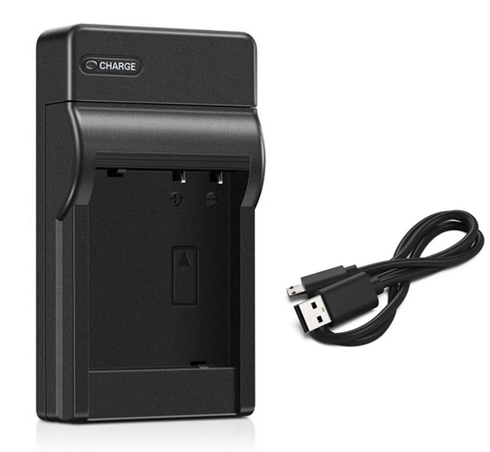 Battery Charger for Panasonic CGR-S007, CGA-S007A, CGR-S007E, DMW-BCD10