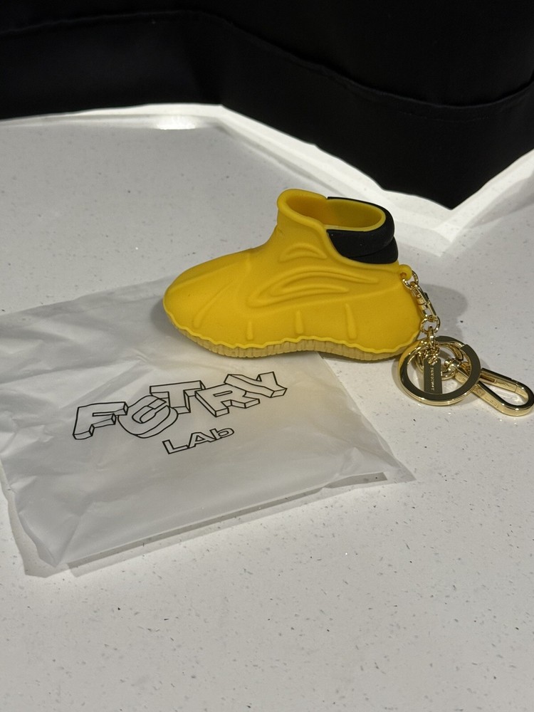FCTRY LAb x NLE Choppa Duck Boot Promo ComplexCon Swag Keychain Yellow RARE