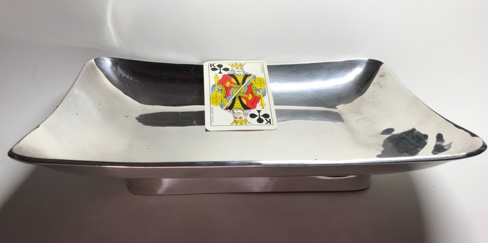 Vintage Juventino Lopez Reyes 925 Silver Footed Bowl 1950s Mexico 10