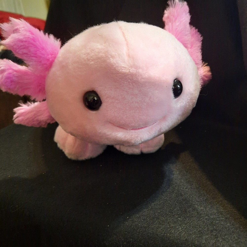 Build a Bear Bubblegum Pink Axolotl Plush
