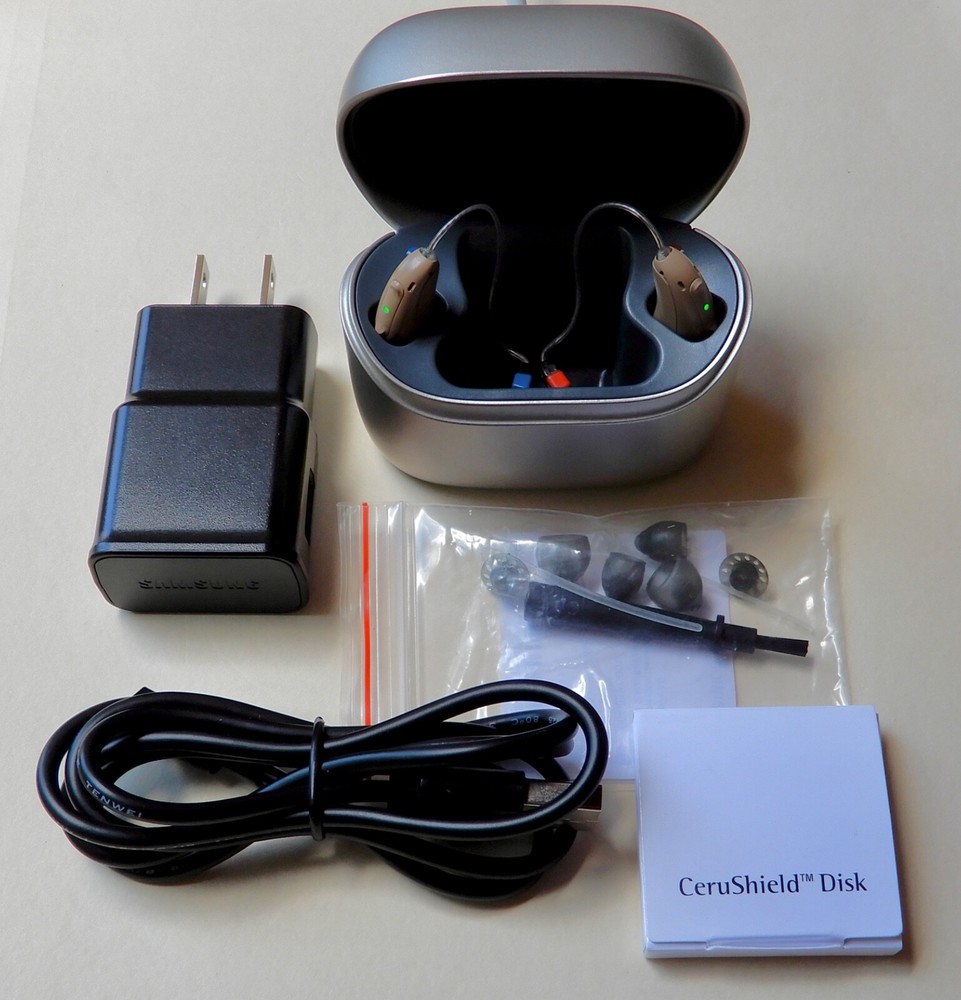 LUMITY AUDEO L-R Waterproof Bluetooth Rechargeable RIC Hearing Aids