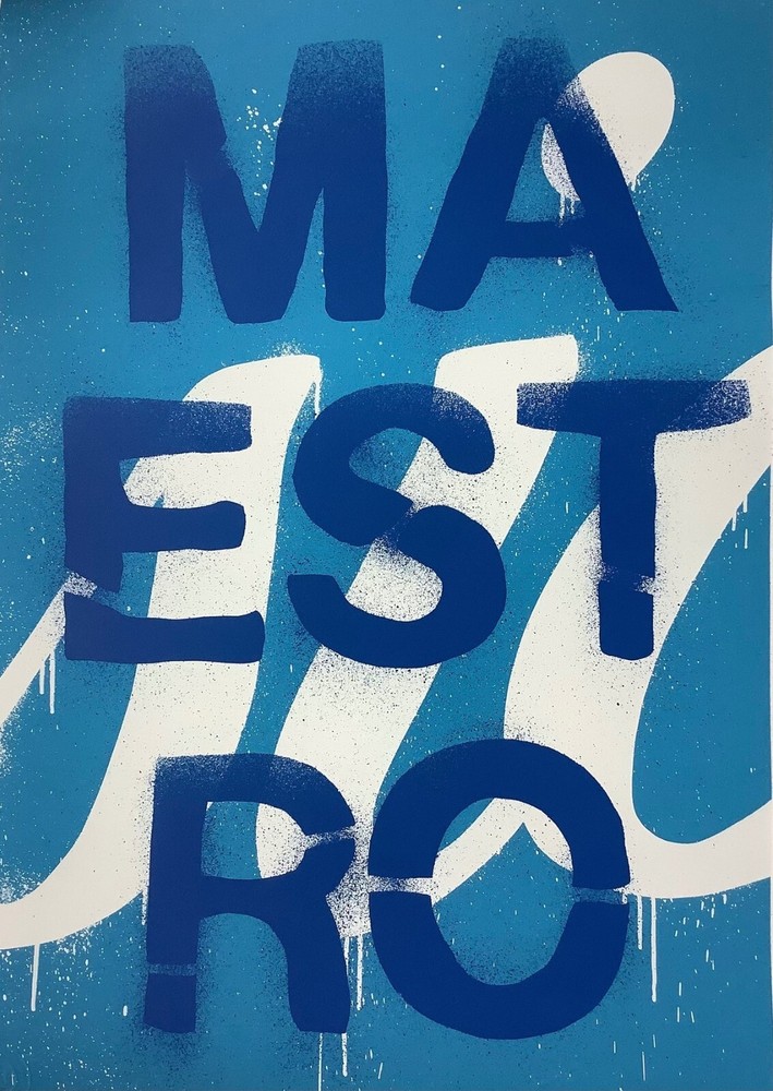 FAKE - Maestro, Limited Edition Silkscreen Print, Hand-Signed & Numbered