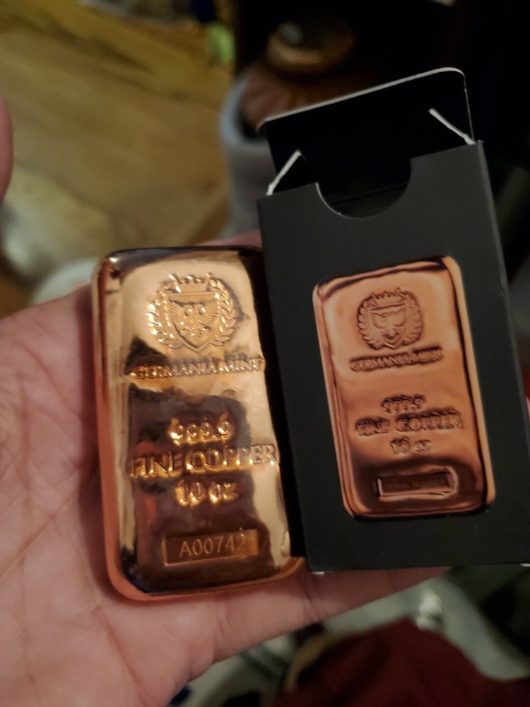 10 Oz COOPER GERMANIA Cast Bar New Sealed