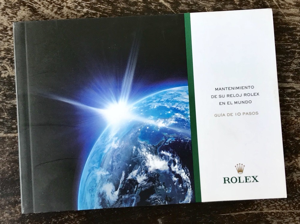 2015 Rolex Service Booklet for Daytona Submariner Explorer GMT Sea-Dweller Milgauss