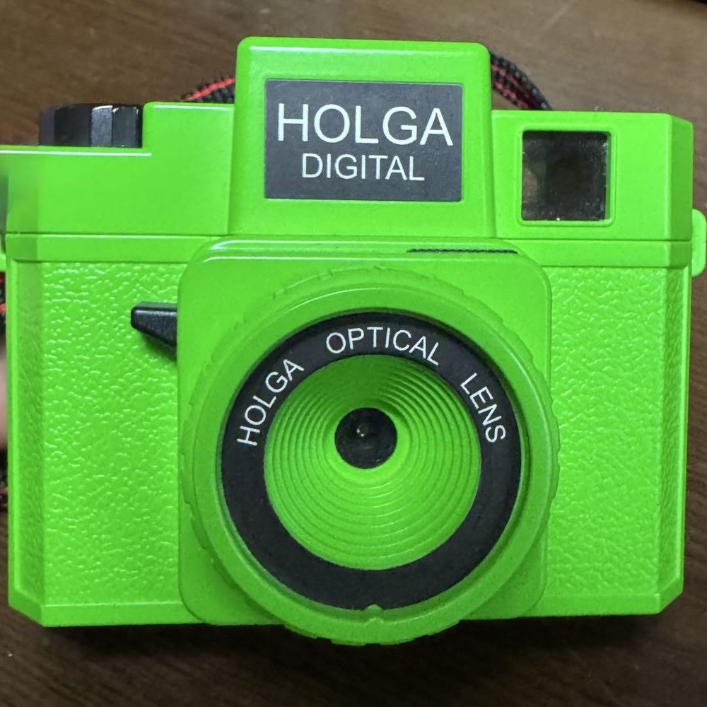 Holga Digital Neon Green Toy Camera With Box Used