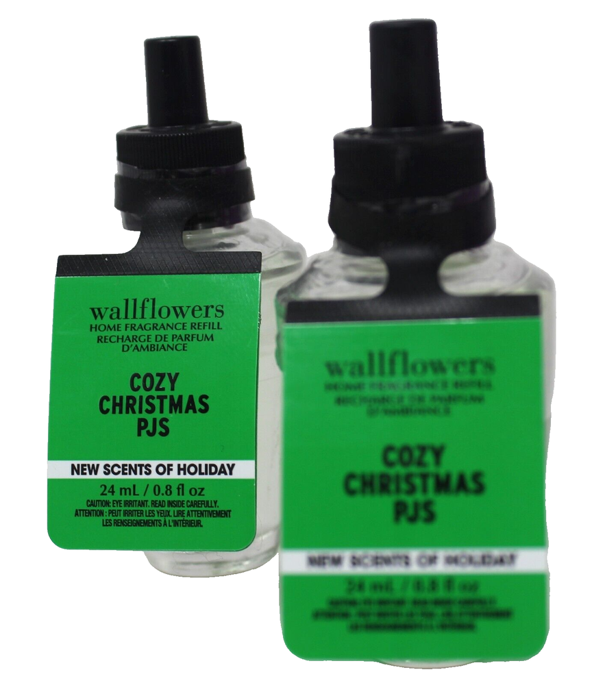 Bath & Body Works Cozy Christmas Pj's Wallflowers Refill Bulb 2-Pack