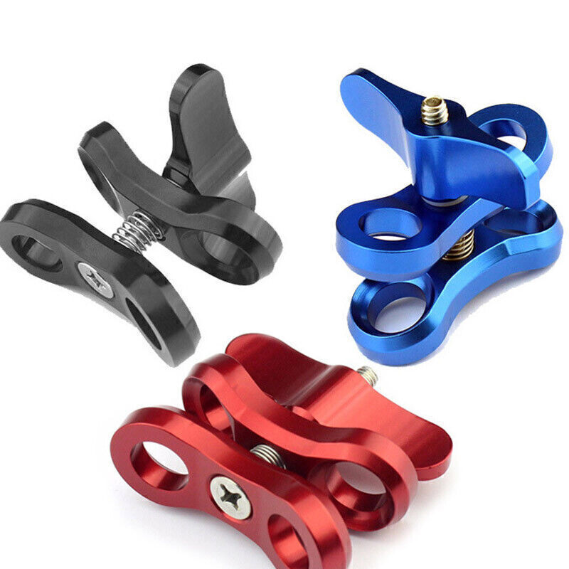 Rotating Diving Butterfly Clamp Clip Mount For GoPro/Yi/GitUp Sports Camera