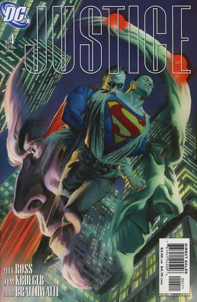 Justice (DC) #4 FN; DC | Justice League Alex Ross Jim Krueger 1st Print - we com