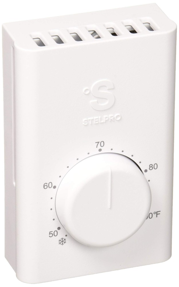 Stelpro SWT1F Single Pole Heater Wall Thermostat, White