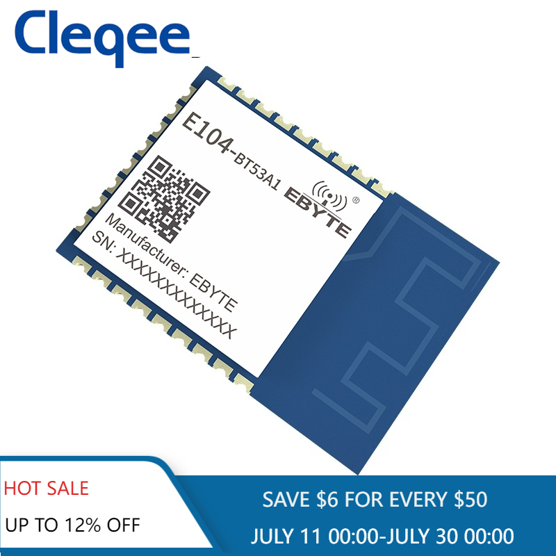 EFR32BG22 2.4GHz BLE 90m SMD BLE5.2 Module IC PCB Smart Home Bluetooth Module