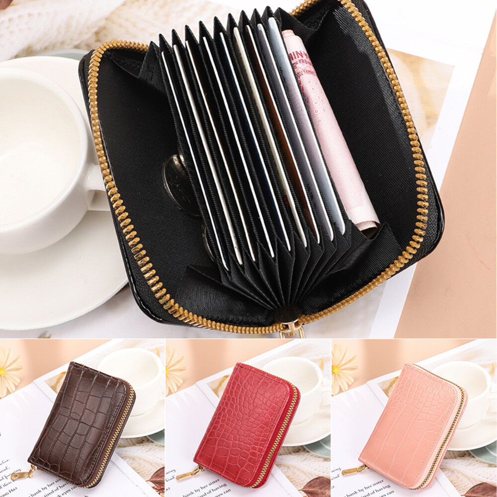 Slim Women's Card Wallet with Coin Pocket and Credit Card Slots  -image