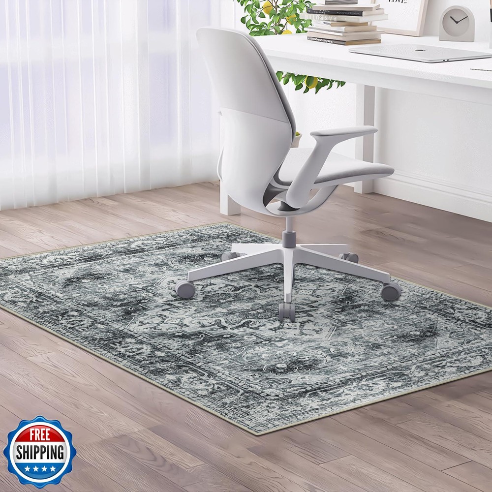 VSIWB Office Chair Mat for Hard and Tile Floor, 36x48 Anti-Slip Desk Chair Ma