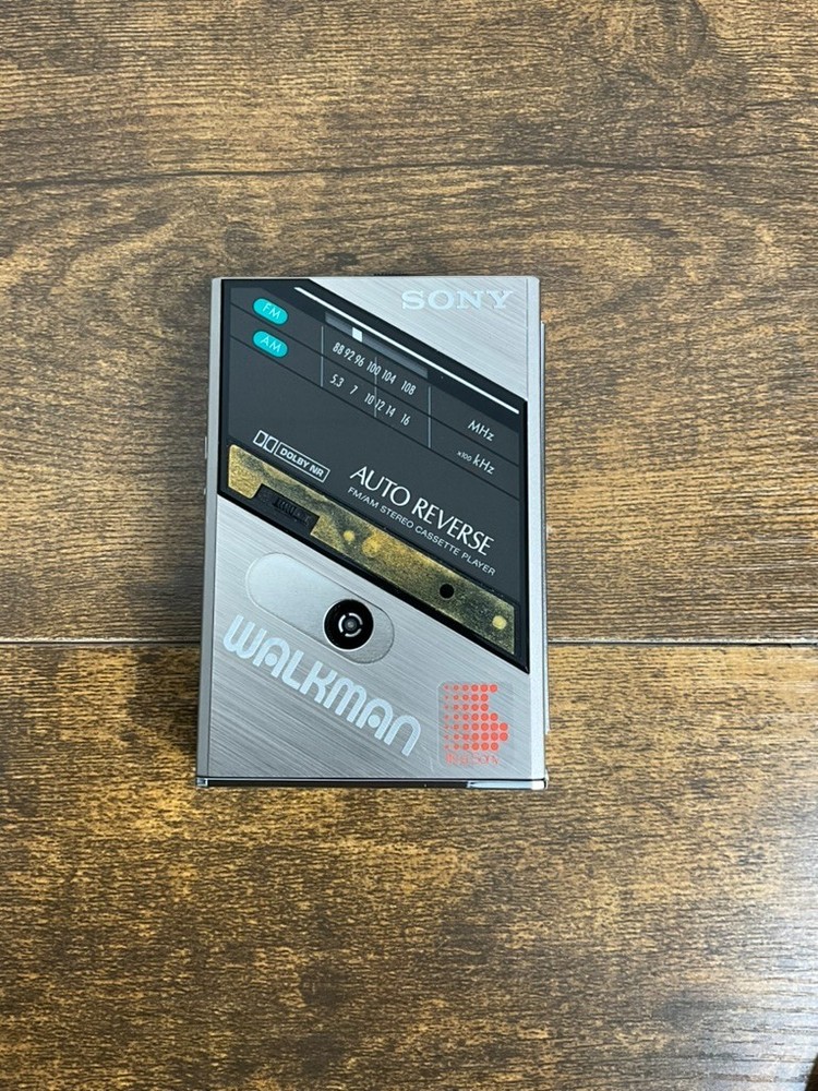 Sony Walkman WM-F100 Auto Reverse Cassette Player FM/AM DOLBY – For Parts