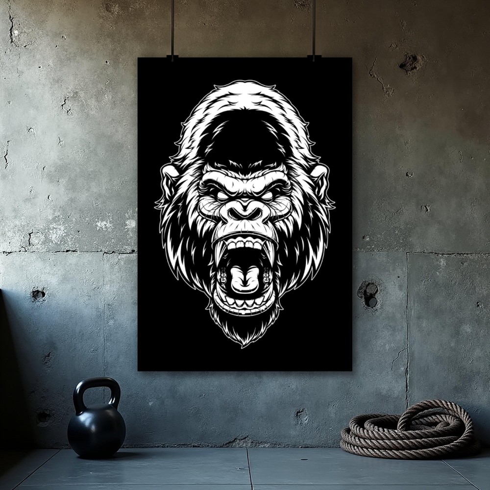 Fitness Motivation Wall Art Poster for Home Gym Inspiration