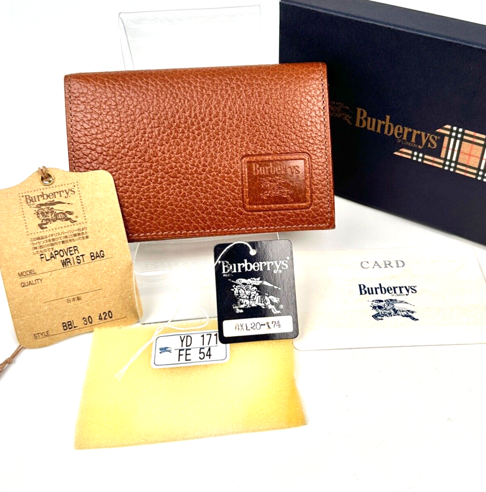 【UNUSED】Burberry Leather Card holder