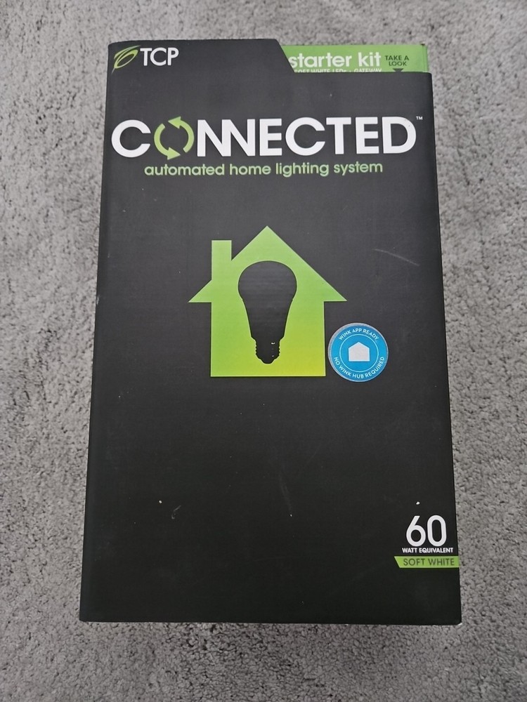 Automated LED Home Lighting Starter Kit With 2 Extra Bulbs and TCP Connectivity  -image