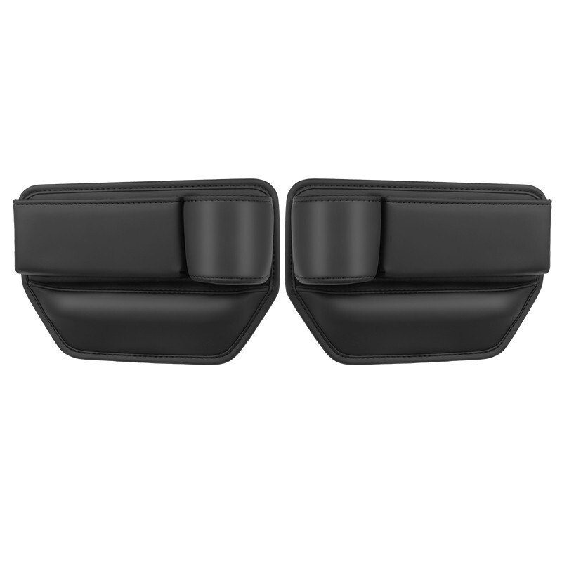 Car Storage Box Phone Holder Seat Gap Filler Organizer Bag Accessories Leather