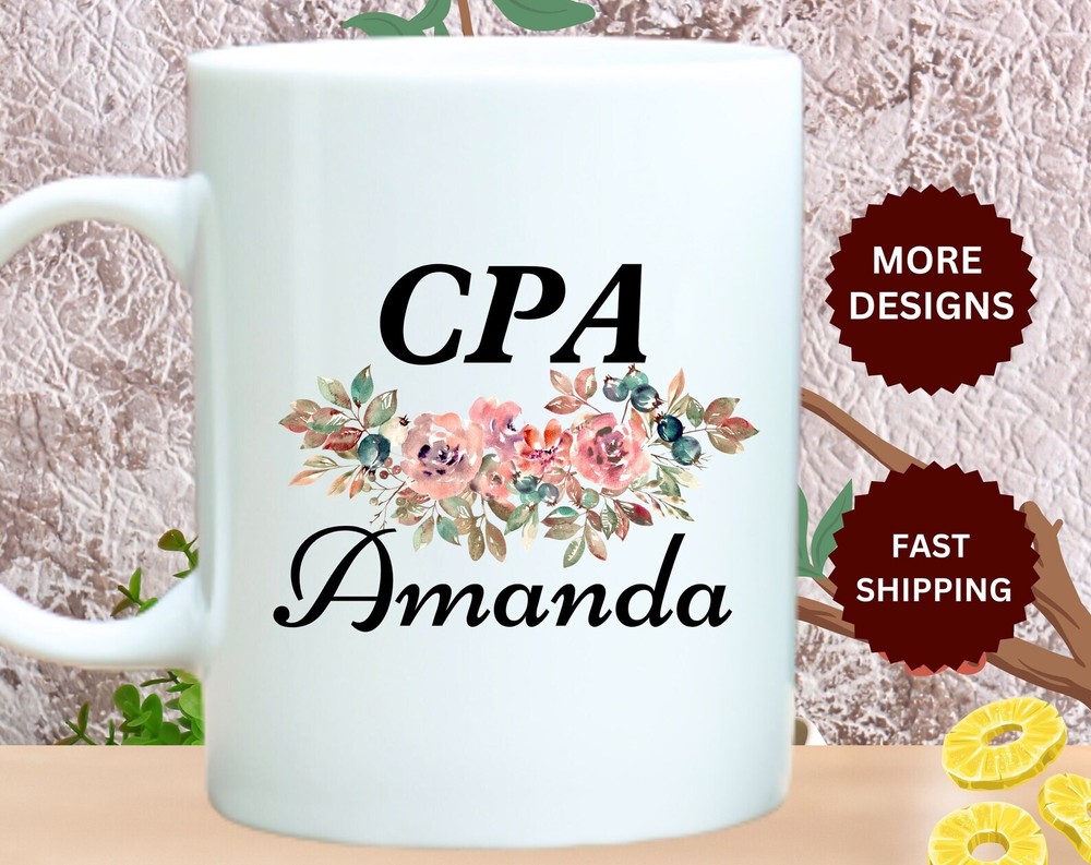 CPA Coffee Mug for Women - Perfect CPA Gift for Christmas or Birthday