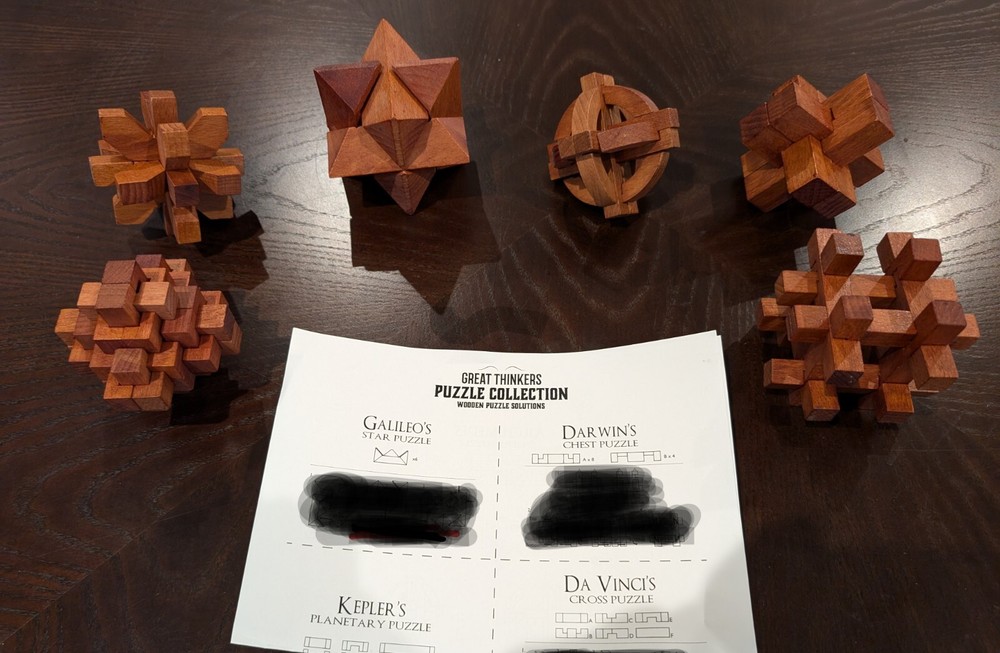 Great Thinkers Wooden Puzzle Collection