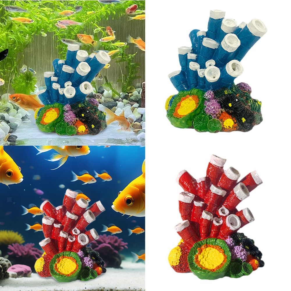 Bubble Coral Ornament Reusable Resin Ornament for Desktop Garden Living Room