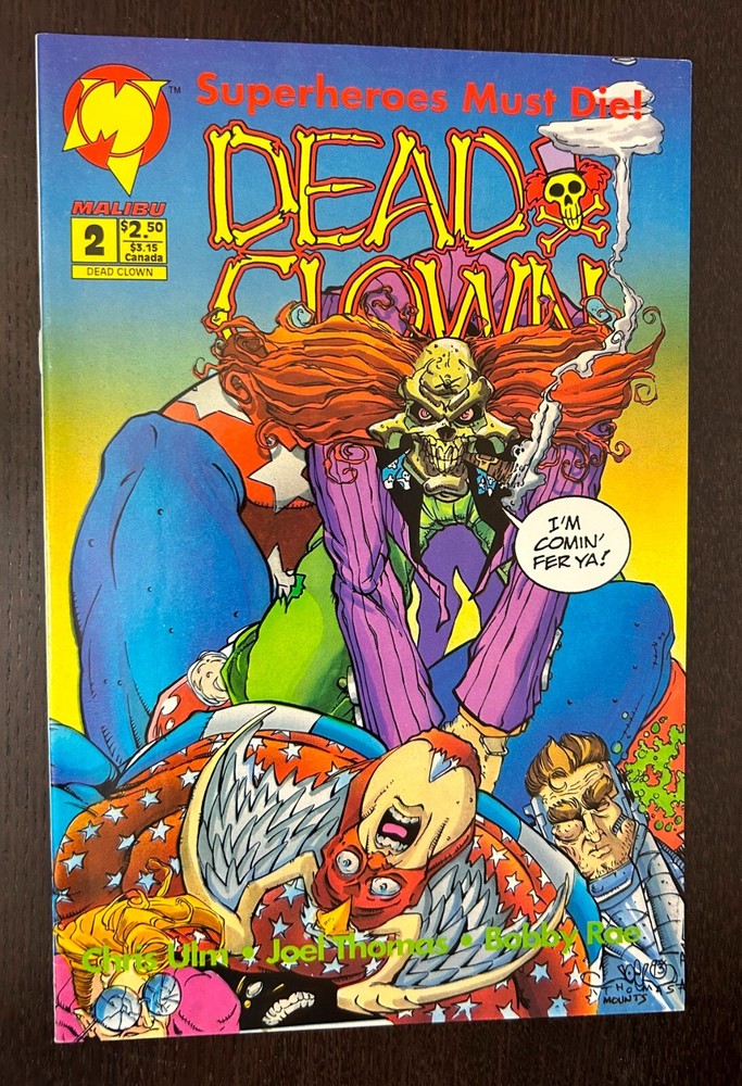 DEAD CLOWN #2 (Malibu Comics 1993) -- Independent HORROR -- NM-