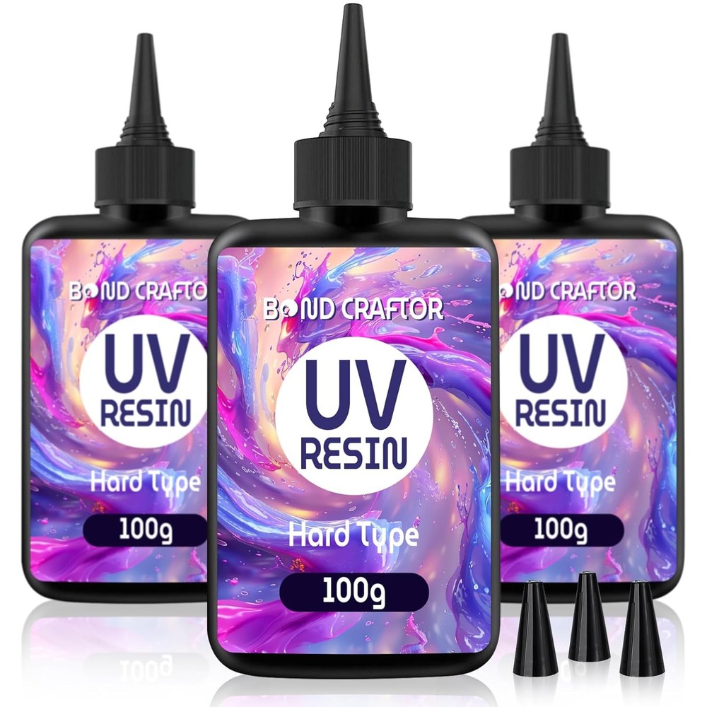 300g Fast-Curing UV Clear Epoxy Resin for Jewelry Making & Crafts